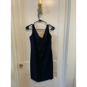 Amanda Smith Petite Women's size 10P Dark Blue Dress